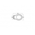 Сиденье для унитаза с ручкой Simas Lante LA007bi/br (белый/бронза)