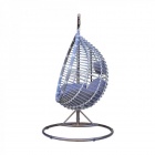 Подвесная корзина-кокон Kvimol КМ-0021 средняя (серая с серыми подушками)