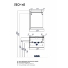 Набор мебели Акватон Леон 65 дуб белый