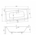    Besco Infinity 160x100 L