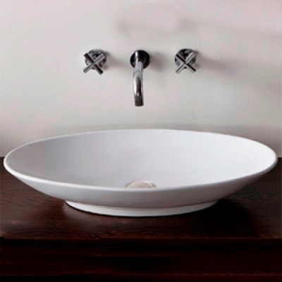 Овальная раковина Melana T40148 - купить по специальной цене в интернет-магазине "Уют в доме"