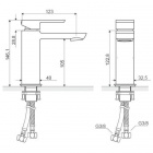 Смеситель для раковины EXCELLENT Pride ARAC.4001CR
