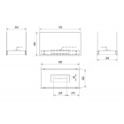 Настольный биокамин Kratki Hotel белый