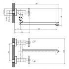 Смеситель для ванны Edelform Denim DN28102