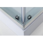 Душевая кабина с задними стенками BelBagno UNO-CAB-A-2-90-C-Cr-TOP