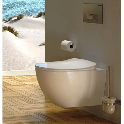 Унитаз подвесной Creavit Free FE320.F0000 cappucino - купить по специальной цене в интернет-магазине "Уют в доме"