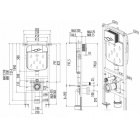 Инсталляция для подвесного унитаза Creavit GR5003.01