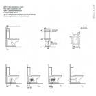 Бачок для унитаза моноблок KERASAN Waldorf 417901bi