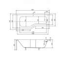   Besco Integra 150x75 L
