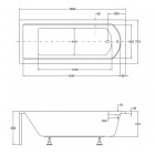 Ванна прямоугольная Besco Shea 170x70