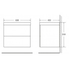     BelBagno Regina Marmo Rosa 60