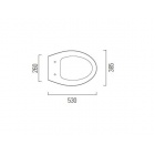 Сиденье для унитаза GSI Modo MS77СN11 bi/cr