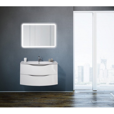 Тумба под раковину BelBagno Smile Bianco Lucido 100 - купить по специальной цене в интернет-магазине "Уют в доме"