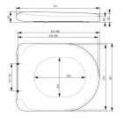 Сиденье для унитаза Toto NC