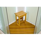 Угловая душевая кабина Deto ЕМ1510 LED с гидромассажем