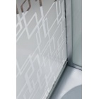 Угловая душевая кабина с гидромассажем и электрикой Deto ЕМ4510