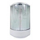 Угловая душевая кабина с гидромассажем и электрикой Deto ЕМ4510