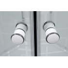 Угловая душевая кабина Deto ЕМ1511 R с гидромассажем и электрикой