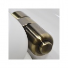 Унитаз напольный с бачком на средней трубе Magliezza Retro 7009 BR (белое сиденье)