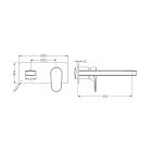 Смеситель встроенный для раковины Boheme 455-B