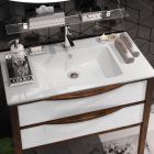 Комплект мебели Opadiris Риголетто 120 белый/светлый орех