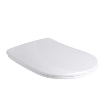 Сиденье для унитаза Kerasan Nolita Slim 539130 белый матовый - купить по специальной цене в интернет-магазине "Уют в доме"