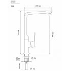 Смеситель однозахватный Laguraty 7200