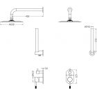 Душевой комплект Boheme Uno 464-B черный