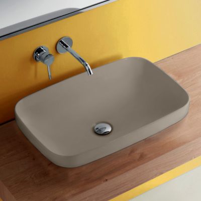 Раковина Kerasan Tribeca 60х38 см 514381 Nocciola - купить по специальной цене в интернет-магазине "Уют в доме"