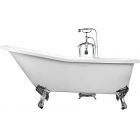 Чугунная ванна с ножками Elegansa Schale Iron Feet chrome