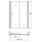 Душевая дверь Gemy Victoria S30191BM