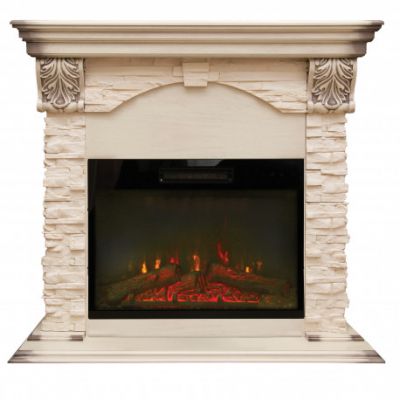 Камин для дома и дачи Real Flame Dublin Lux STD/EUG/24 WT-615 c очагом Kendal 24 - купить по специальной цене в интернет-магазине "Уют в доме"