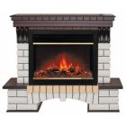 Электрический камин Real Flame Country 26 AO-215 с очагом Moonblaze Deluxe BR