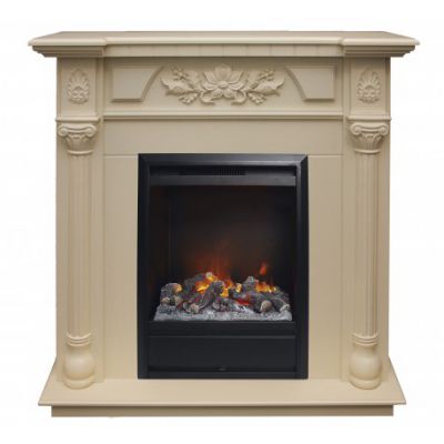 Камин для дома и дачи Real Flame Dacota STD/EUG WT-614 с очагом Olympic 3D - купить по специальной цене в интернет-магазине "Уют в доме"