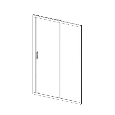 Душевая дверь Vincea Alpha VDS-3AL100CL - купить по специальной цене в интернет-магазине "Уют в доме"