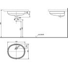 Раковина встраиваемая TOTO Public LW764Y