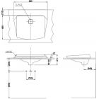 Раковина полувстраиваемая TOTO Jewelhex LW682B