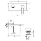 Смеситель для раковины Fima Carlo Frattini Mast F3141X5CR/F3500