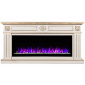 Камин для дома и дачи Real Flame Siena 50 WT-659G с очагом Saphir 50