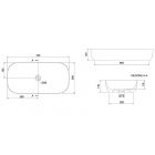 Раковина Scarabeo Glam 1803