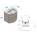    Berloni Bagno Way Round WARBS2CED4C 1428/LAVMOOINCXR001 101
