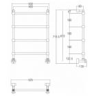 Полотенцесушитель водяной Margaroli Sole 442/TS