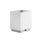Стакан настольный Gessi Rettangolo 20831#031 хром/белый