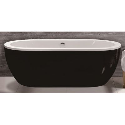 Овальная акриловая ванна Esbano Tokyo черный - купить по специальной цене в интернет-магазине "Уют в доме"