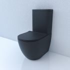 Унитаз приставной ESBANO FORTEX-N черный матовый