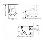Унитаз подвесной ESBANO LOTUS черный матовый