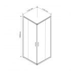 Душевой уголок Vincea Garda VSS-1G1111CGB