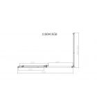 Душевой уголок Vincea Slim-N VSR-4SN8011CGB