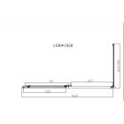 Душевой уголок Vincea Slim-N VSR-4SN8014CL