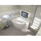 Асимметричная акриловая ванна BAS Вектра 150х90 см